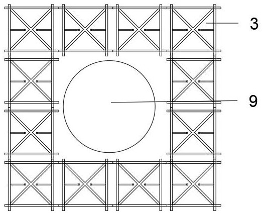 Offshore wind power scour pit self-repairing device with micro-ecological breeding function