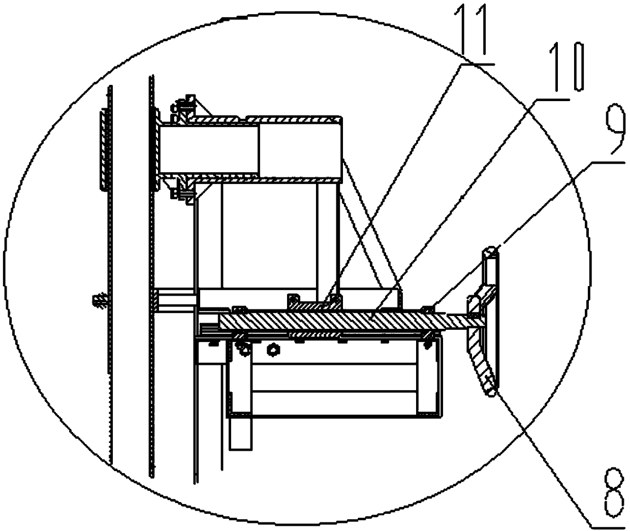 Deployment and recovery mechanism of underwater sonar measurement equipment