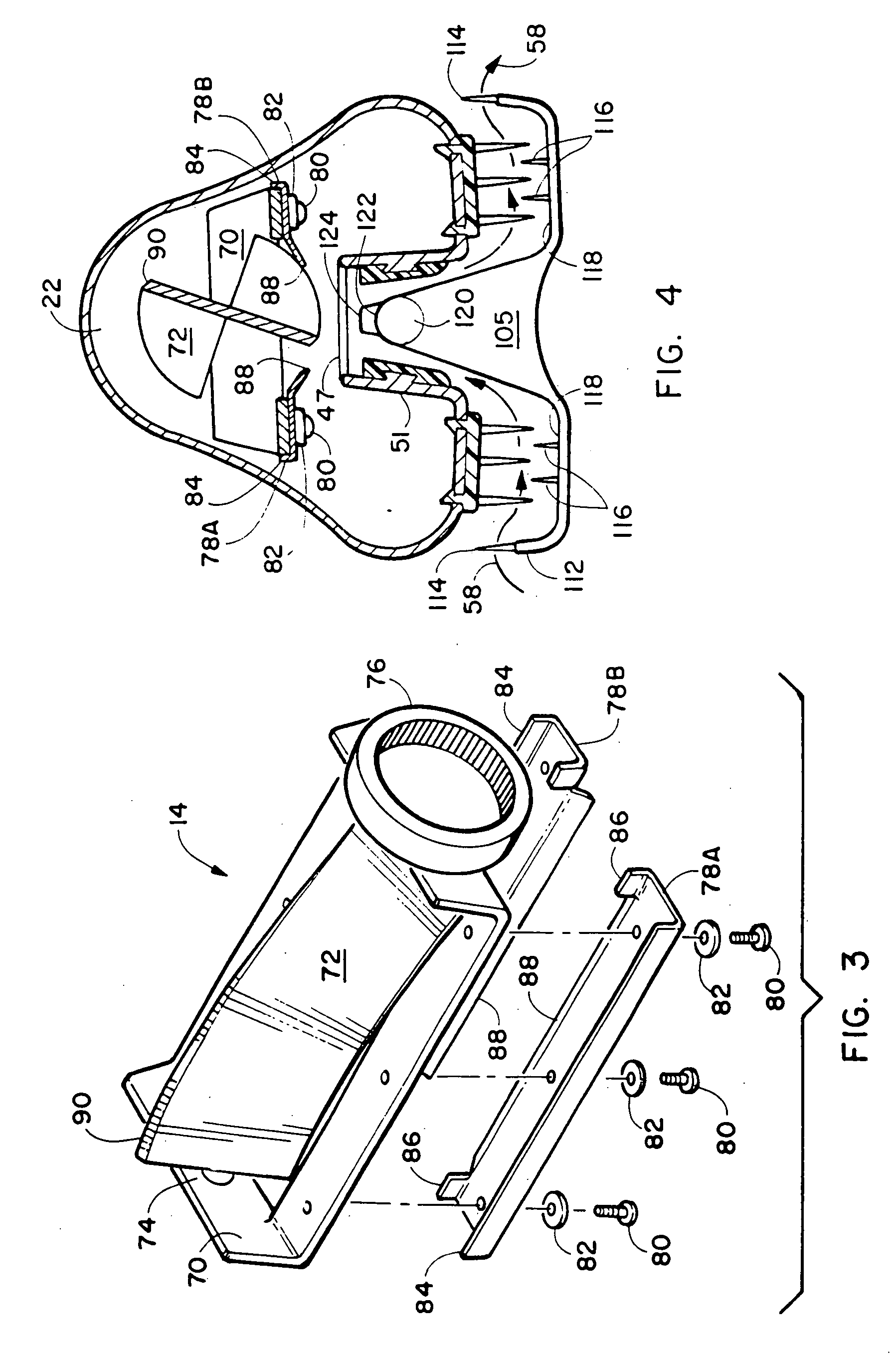 Hair trimming device with removably mountable components for removal of split ends and styling of hair