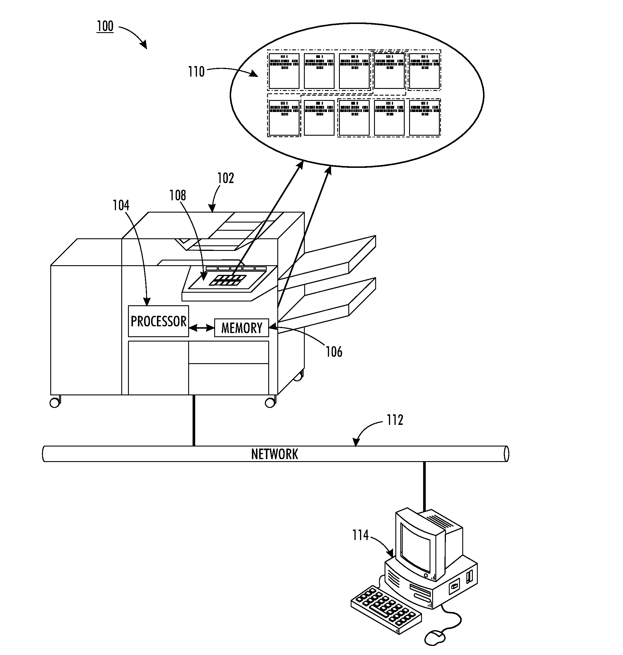 Automatic aggregation of multiple documents into a common processing job