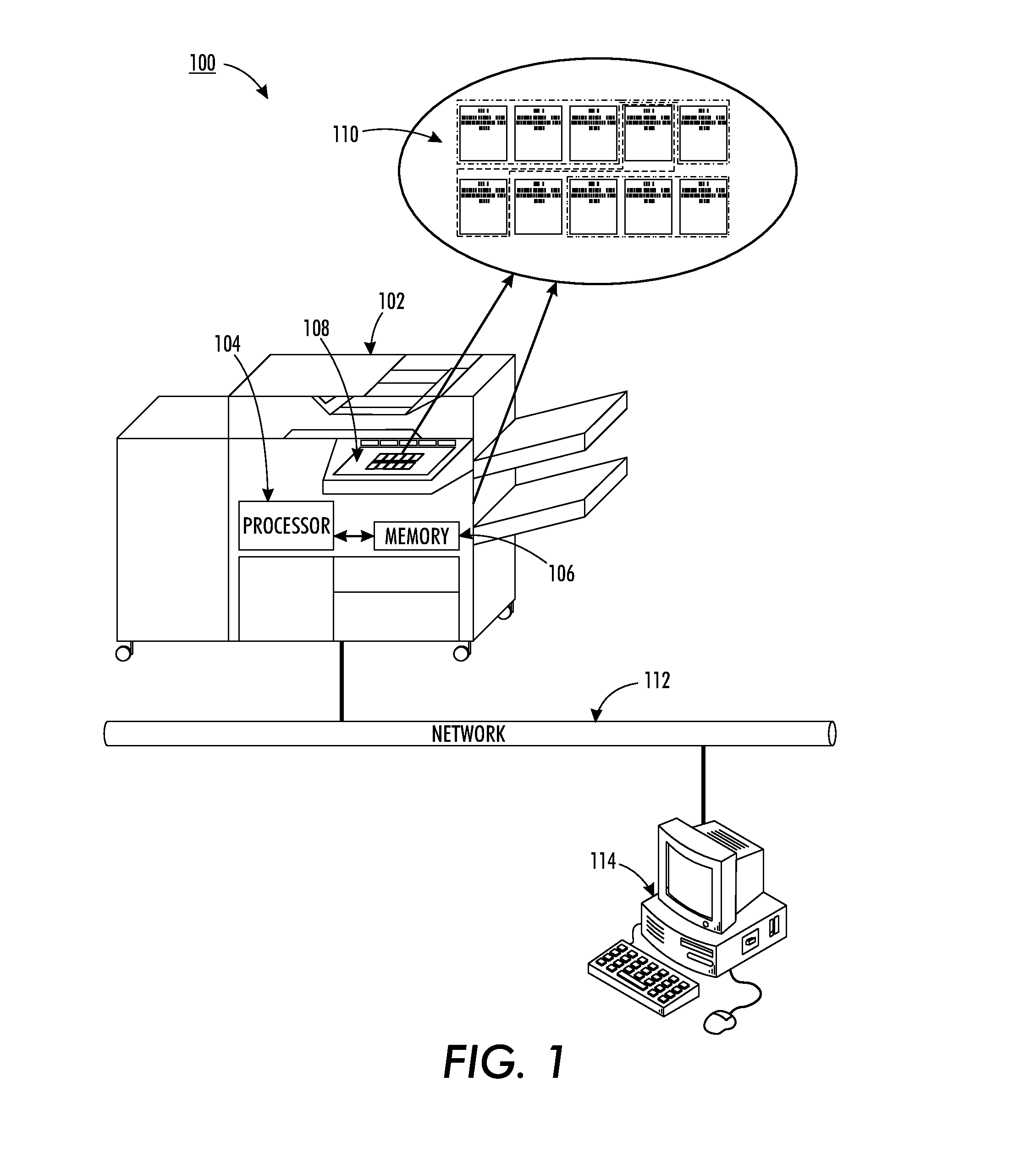 Automatic aggregation of multiple documents into a common processing job