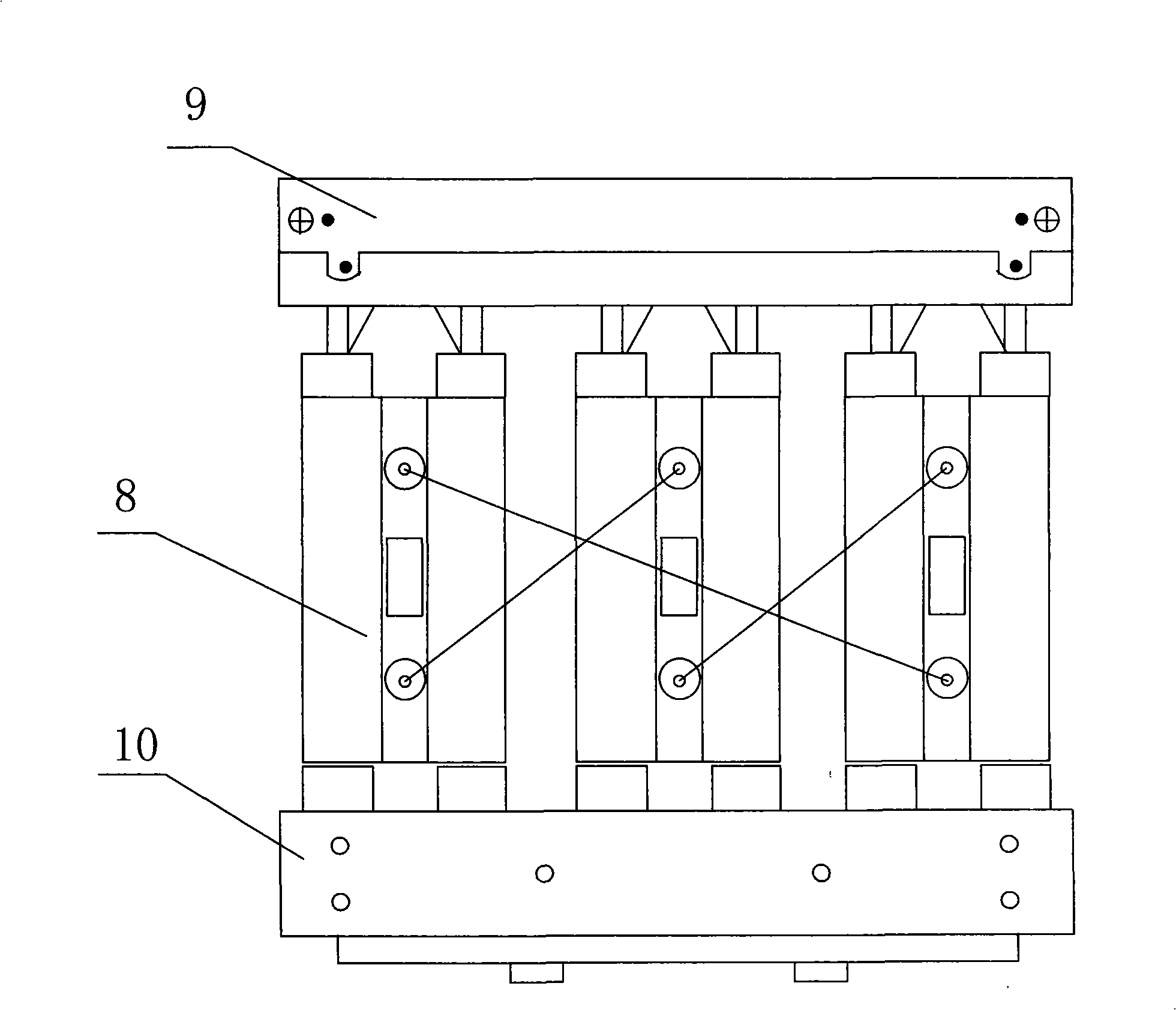 Epoxy cast dry transformer