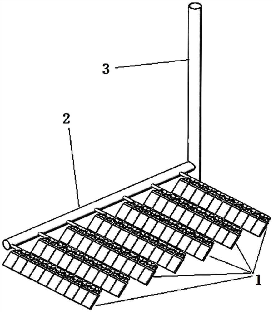 Photovoltaic panel cluster cooling system