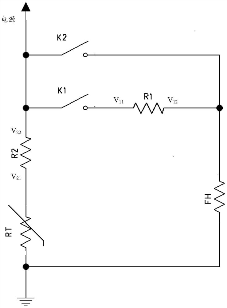 Constant temperature control method, heating device and storage medium