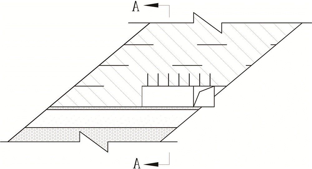 Method for recovering broken ore body by access sub-step roof popping