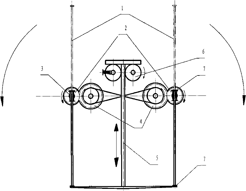 Flapping wing lift generating device