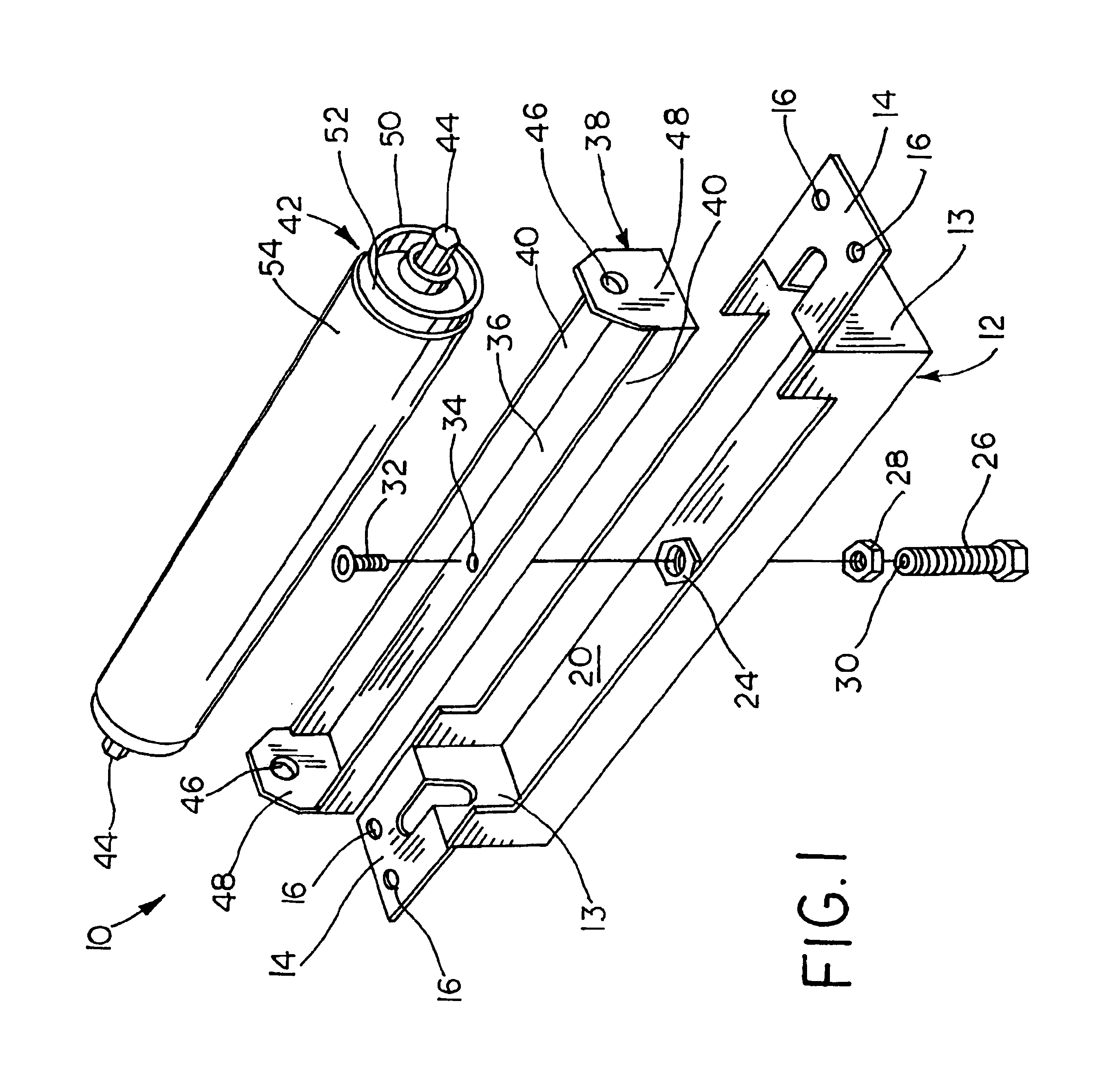 Roller assembly for supporting a slide-out room