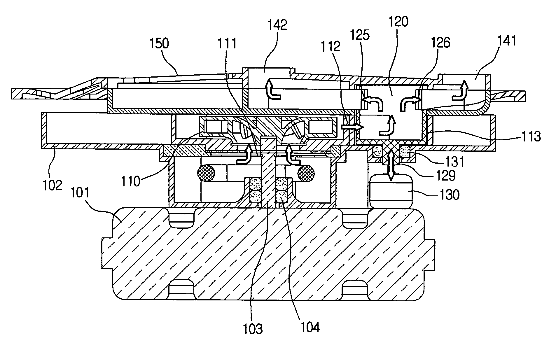 Apparatus for controlling washing flow of dishwasher