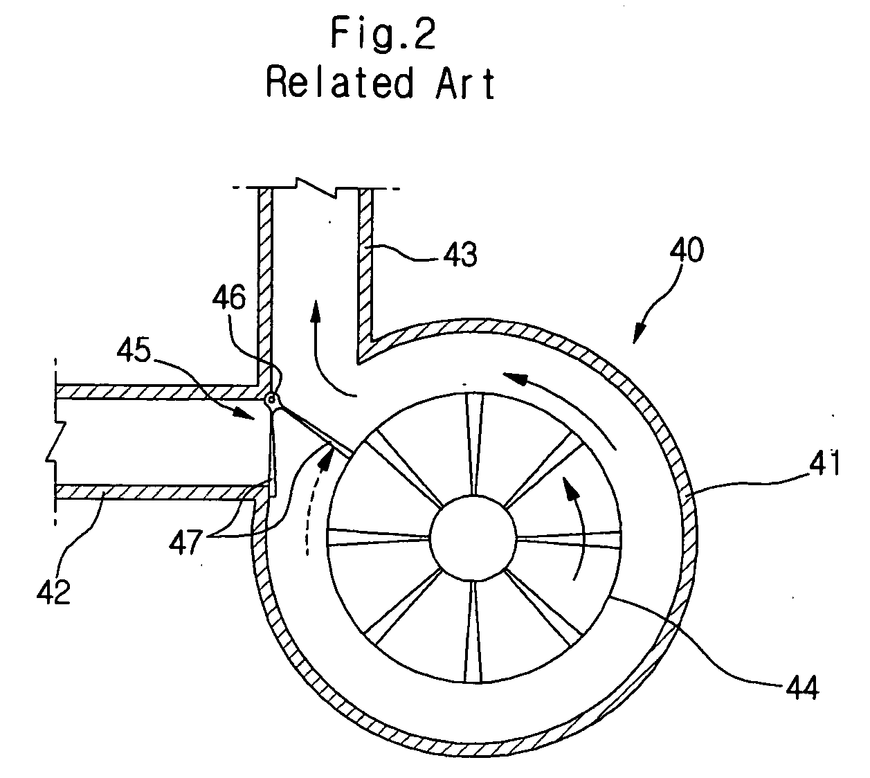 Apparatus for controlling washing flow of dishwasher