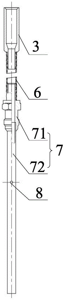 Engine oil dipstick and engine