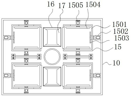 Efficient ultrasonic welding device convenient to disassemble and assemble and provided with multiple welding heads