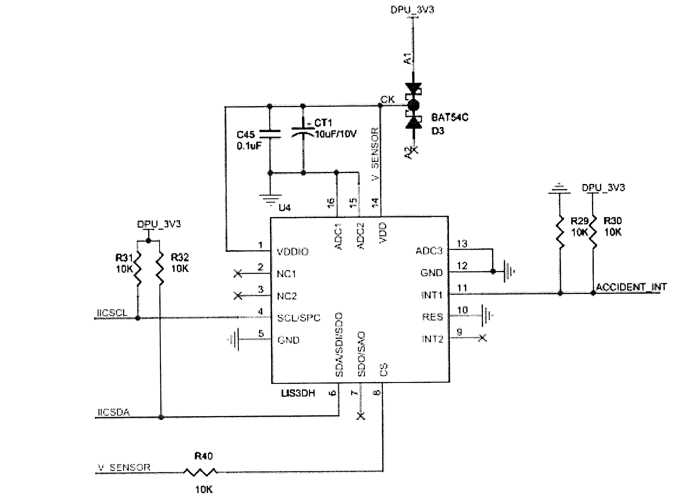 Sleep/wake-up device and method based on acceleration sensor for vehicle-mounted electronic equipment