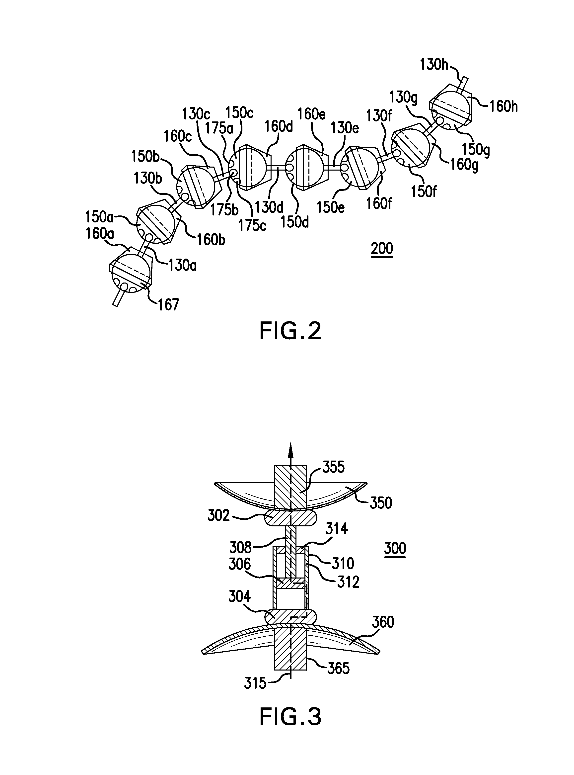 Mobile fibers and elongated structures and units thereof