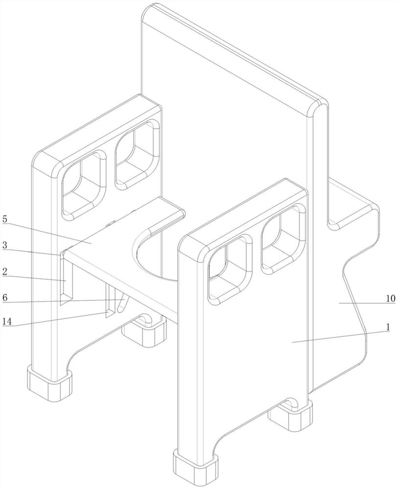 Power-assisted defecation device for constipation patient