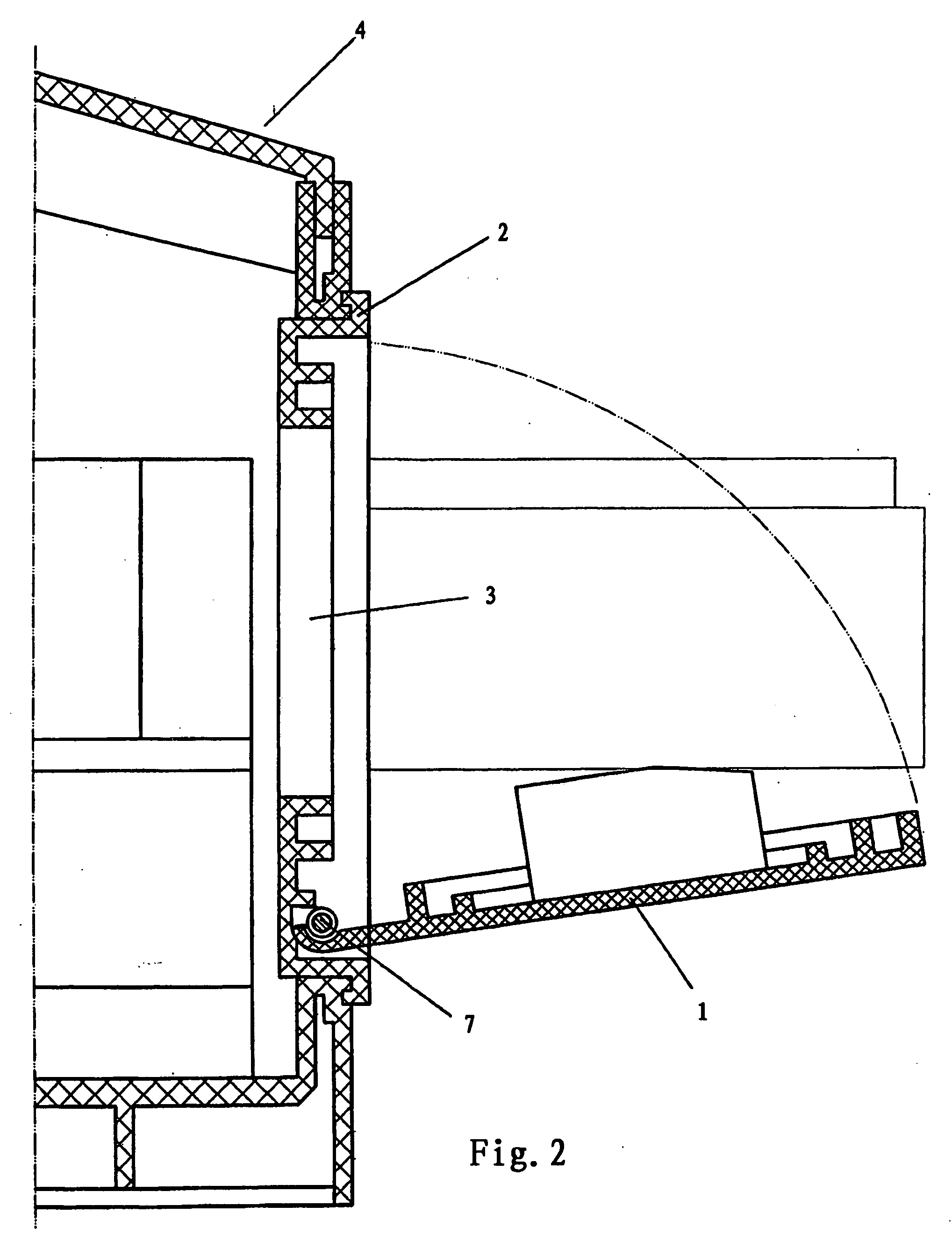 Door assembly for a semi-automatic micro-hole plate single-photon counter