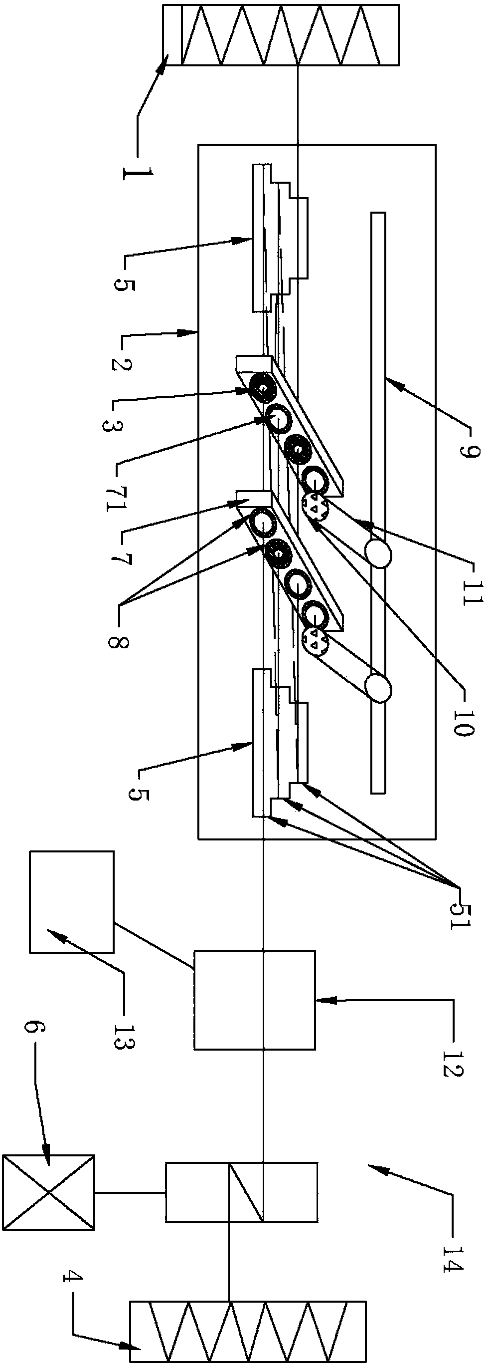 A kind of drawing die and the drawing system of metal wire