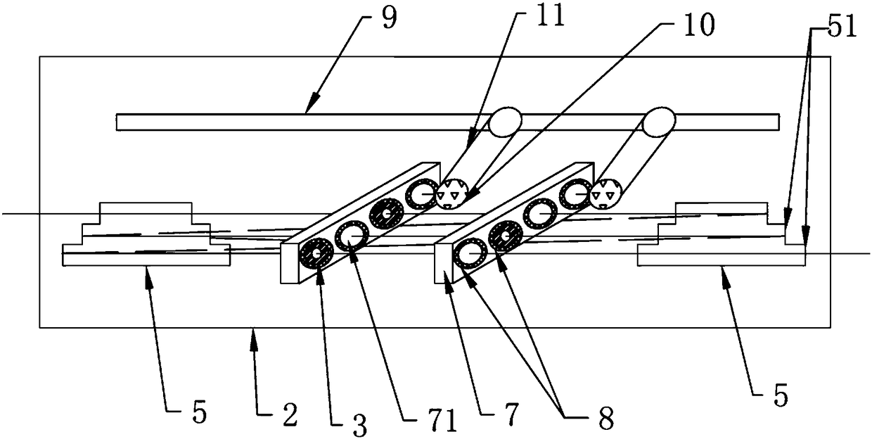 A kind of drawing die and the drawing system of metal wire