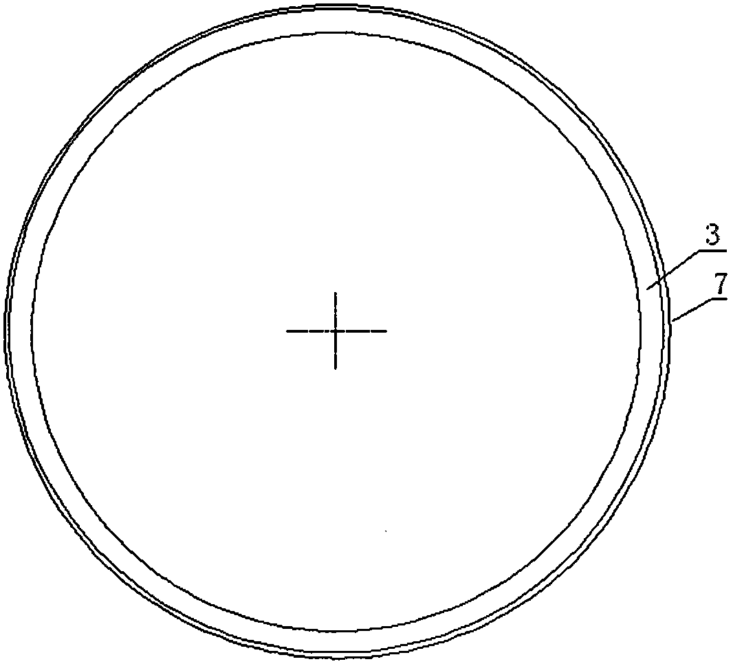 Annular pipe rotational flow layer of desulfurizing tower and working method thereof