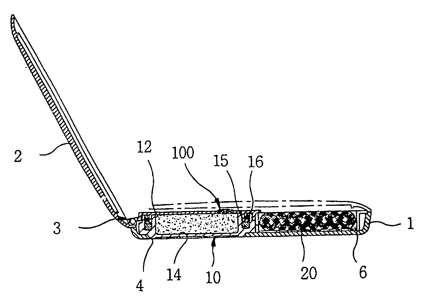 Cosmetic case having an air vent structure for refill container