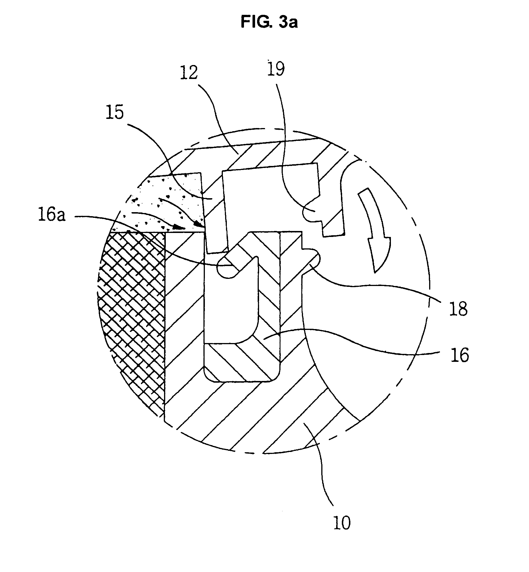 Cosmetic case having an air vent structure for refill container