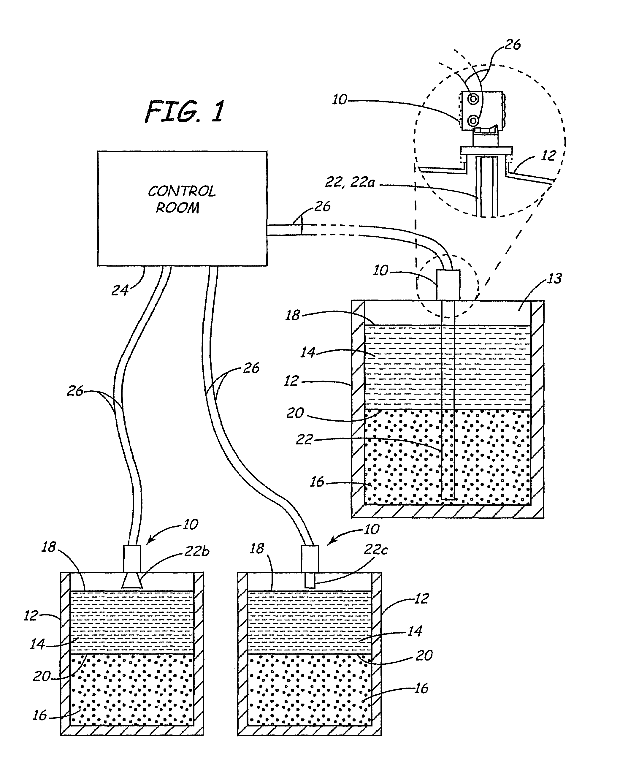 Threshold setting for a radar level transmitter