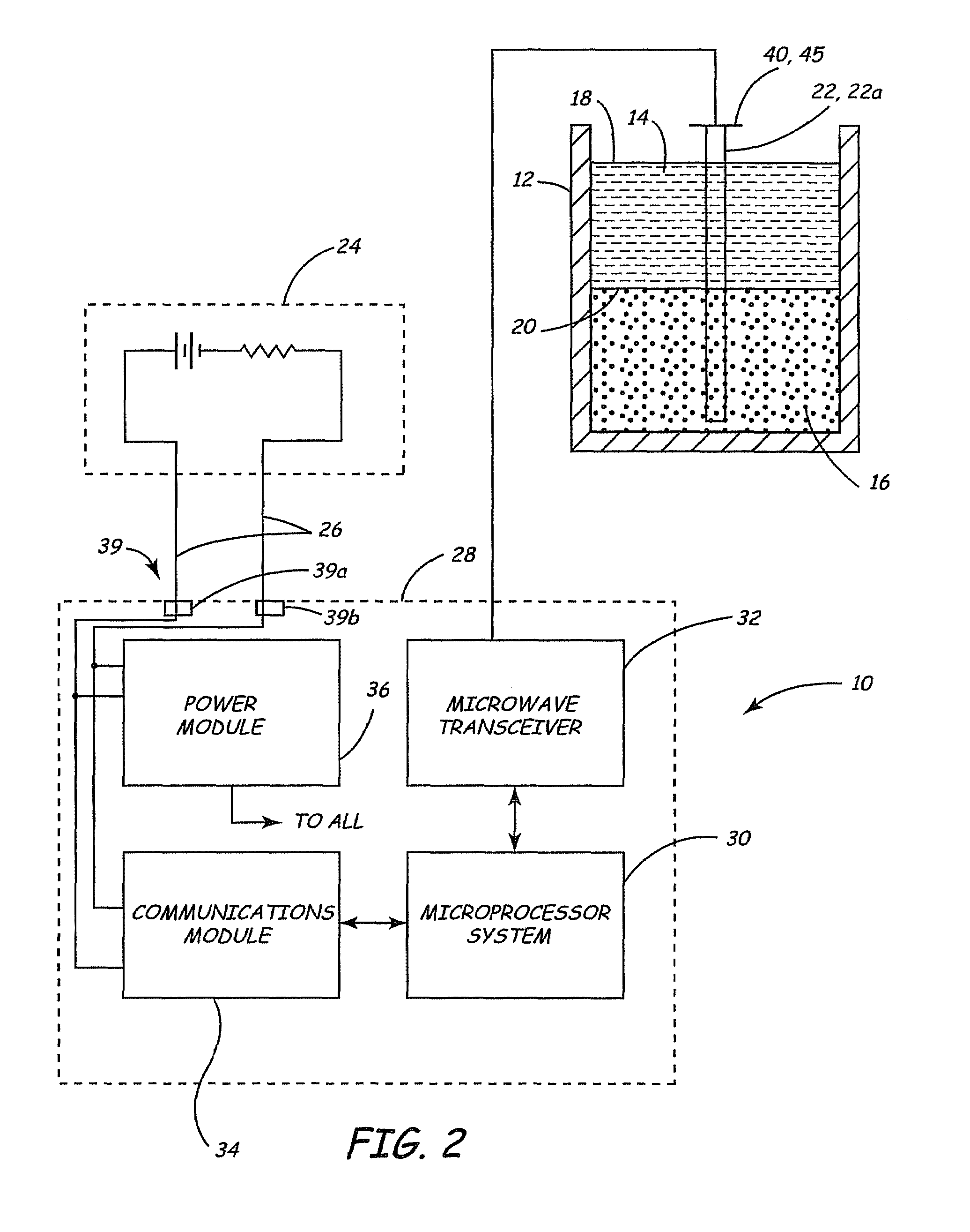 Threshold setting for a radar level transmitter