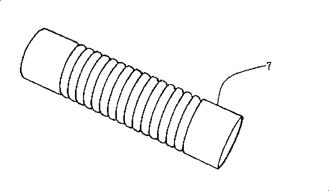 Pulse laser forming method and device of thin-wall corrugated tube