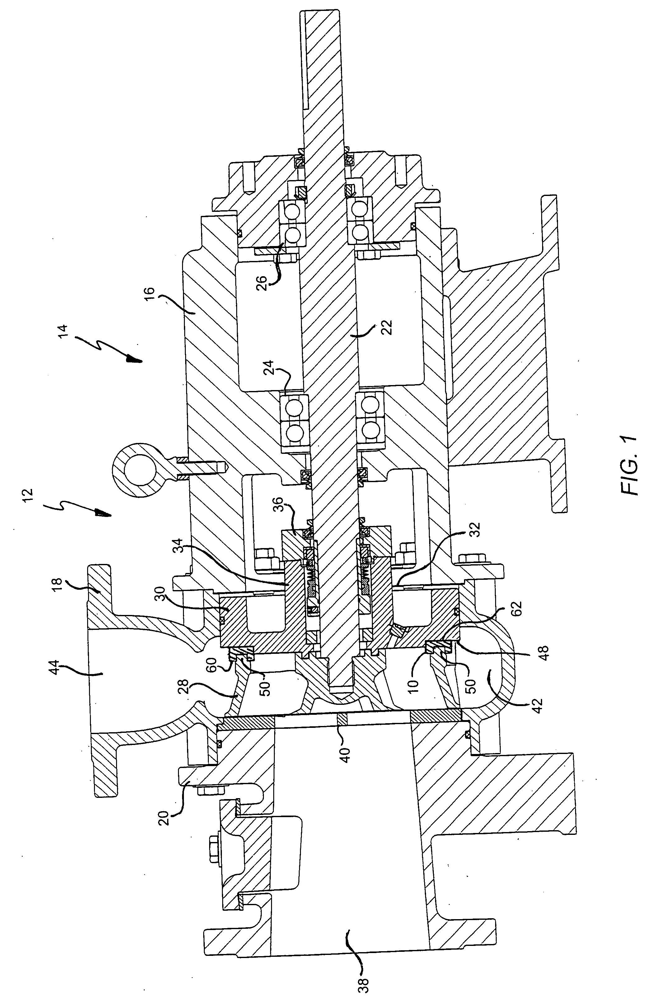 Cutting ring element for a centrifugal chopper pump