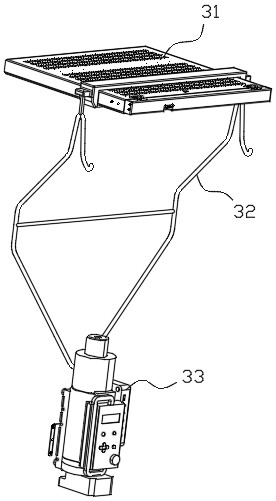 X-ray detection device and method for overhead line hardware