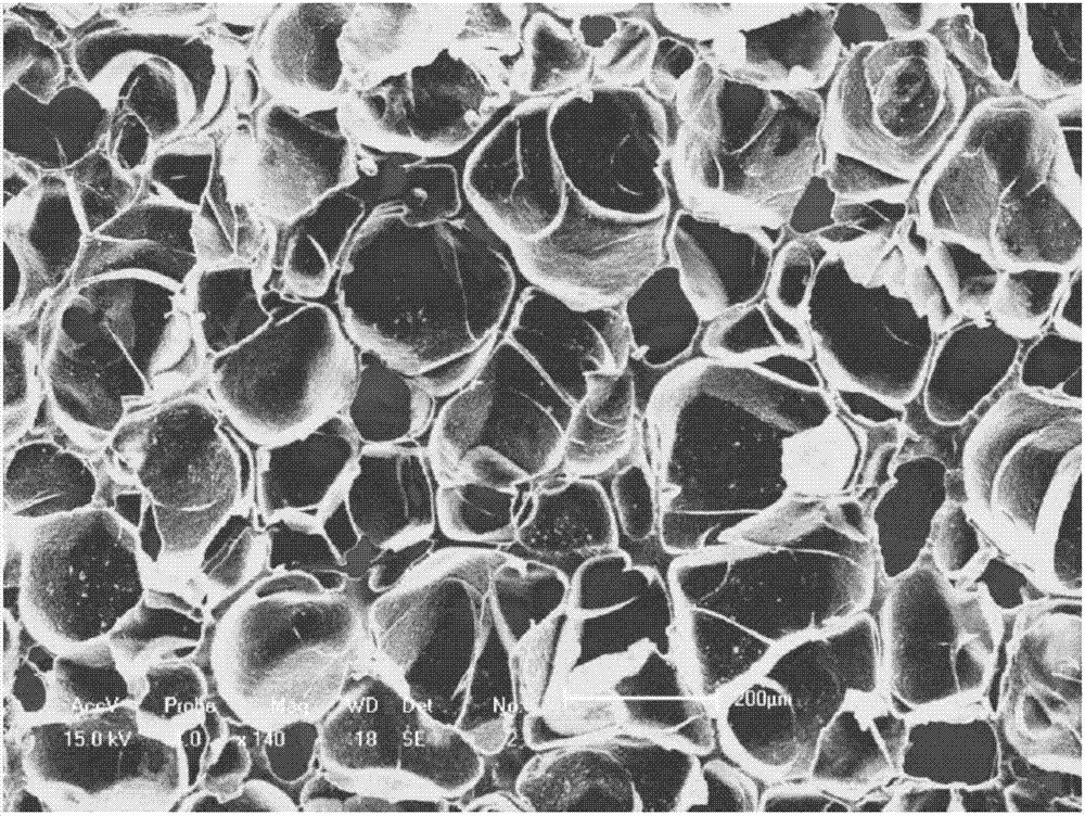 Preparation method of conductive foam composite material for seepage electric simulation experiment