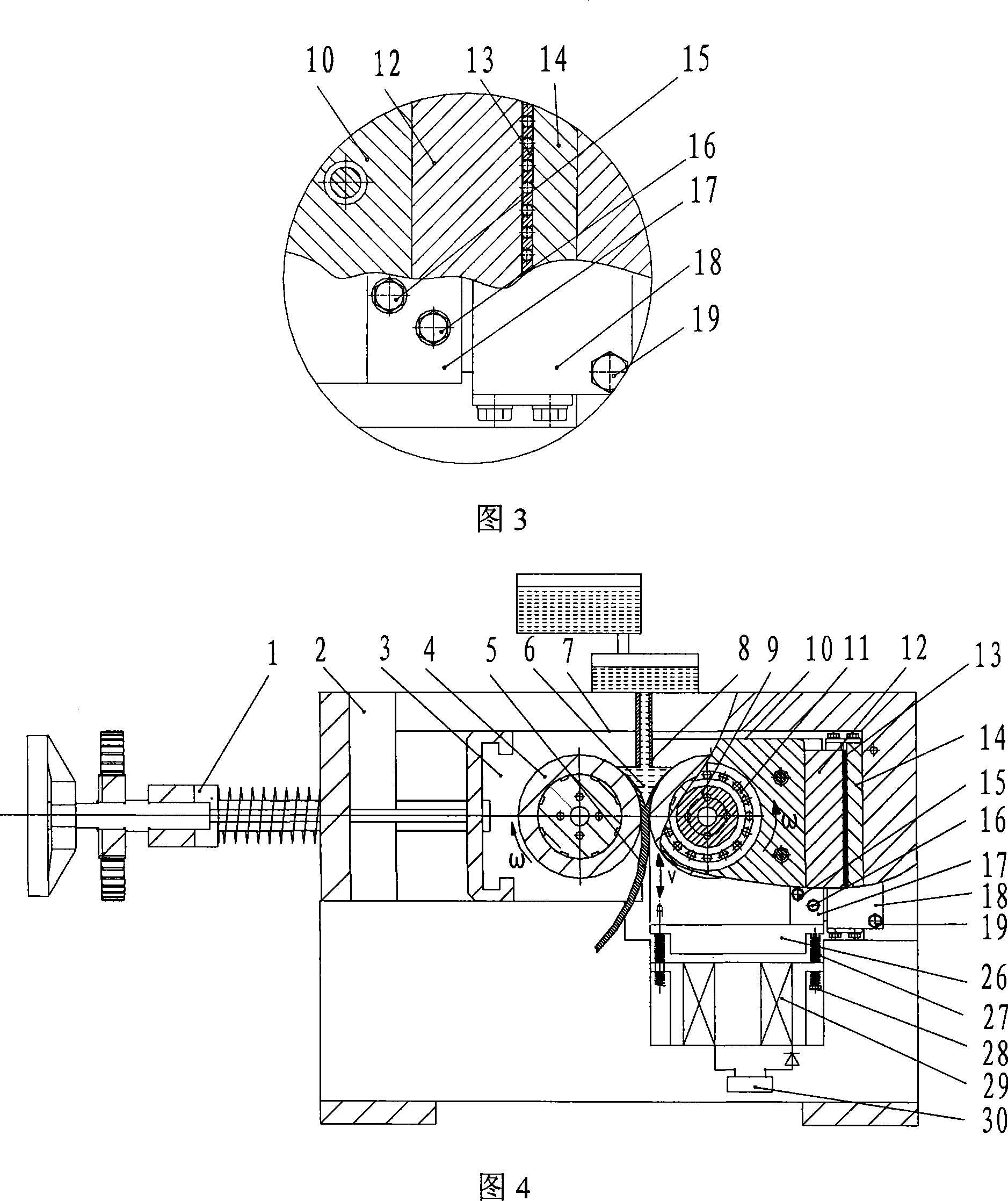 Oscillatory type double roll strip casting mill