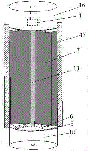 An experimental device and method for stimulating shale gas reservoirs by pulse hydraulic fracturing