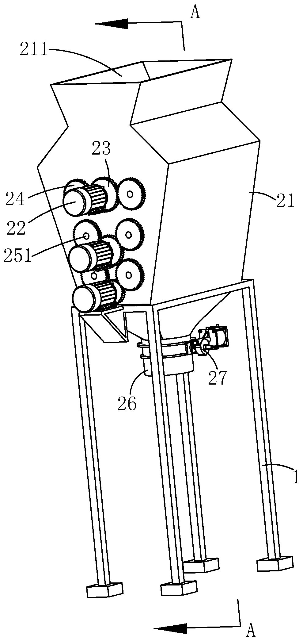 Aluminum alloy scrap recycling device and processing technology