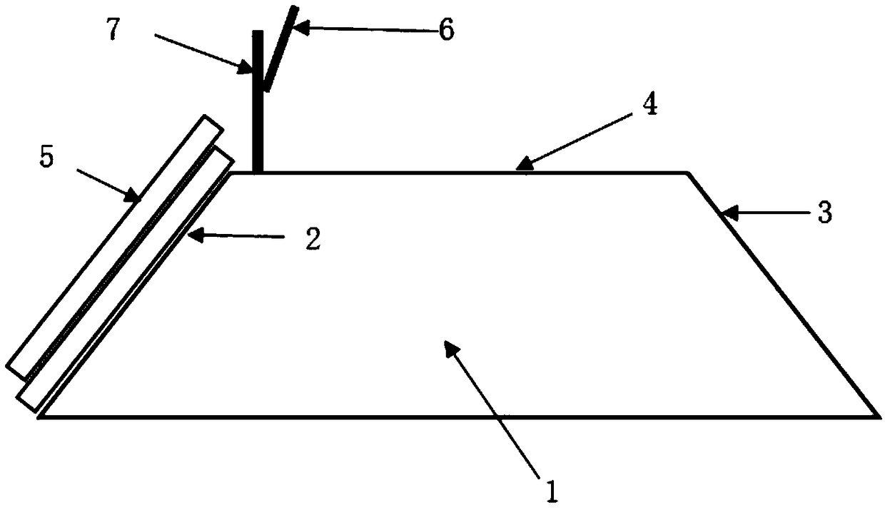 Pipeline type hollow control layer for slope cooling of frozen soil roadbed