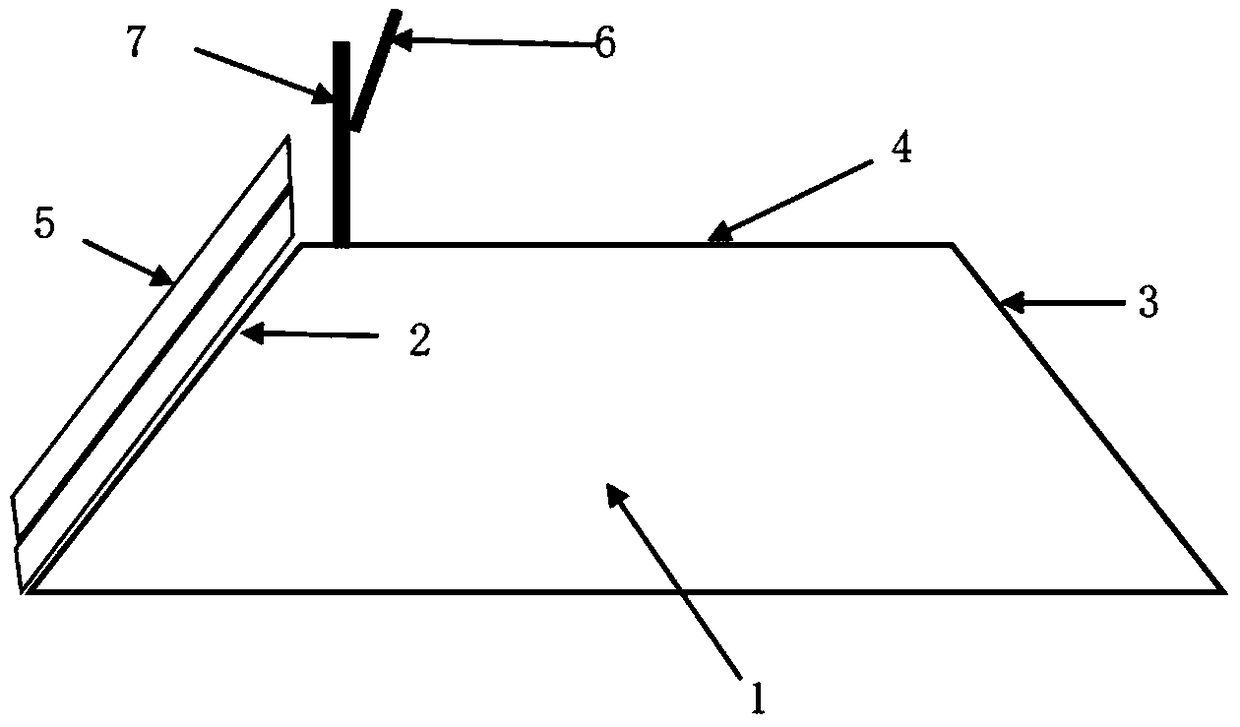 Pipeline type hollow control layer for slope cooling of frozen soil roadbed