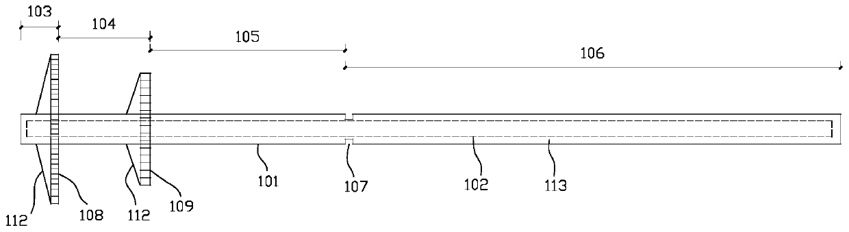 Steel wire mesh rack plate locating supporting part, and wall body and construction technology thereof