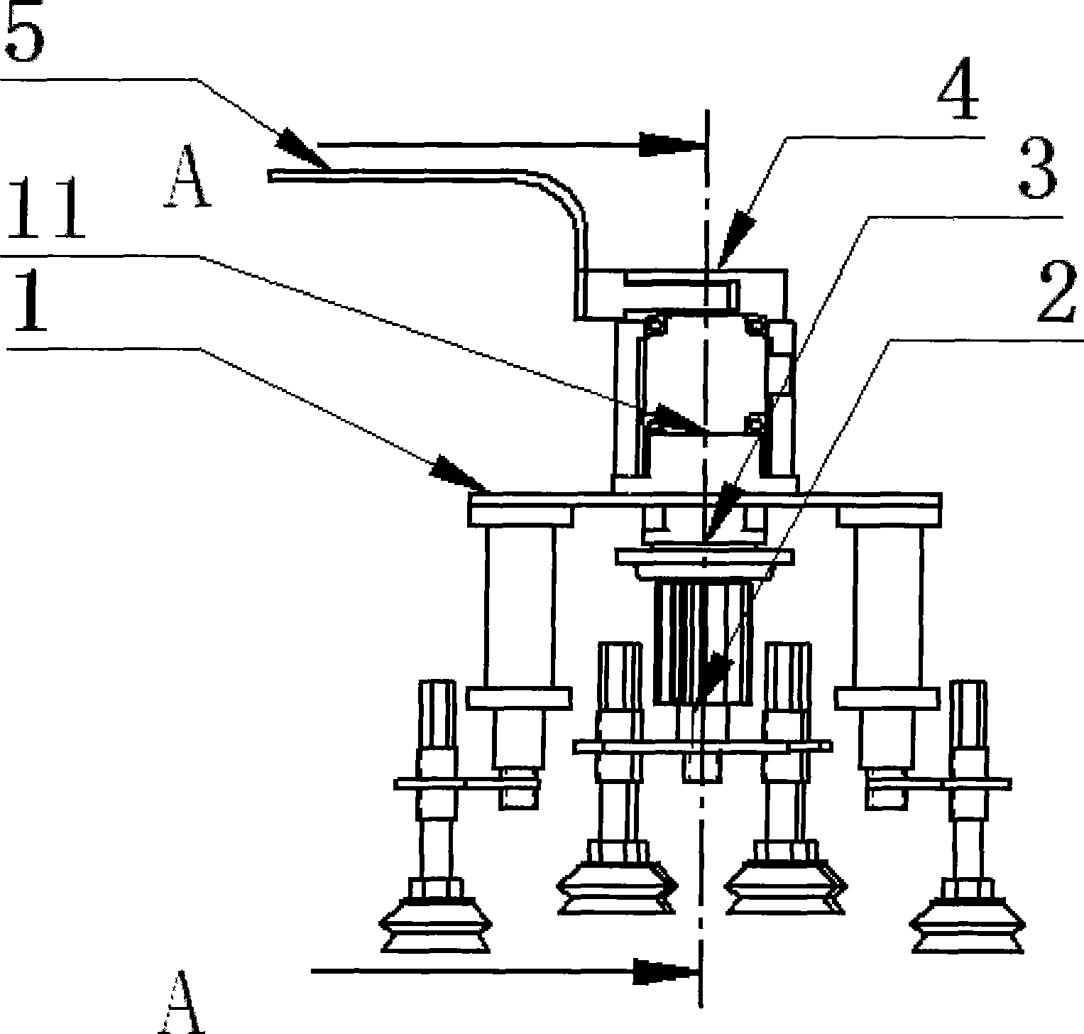 Barrier-free constant speed creeping robot