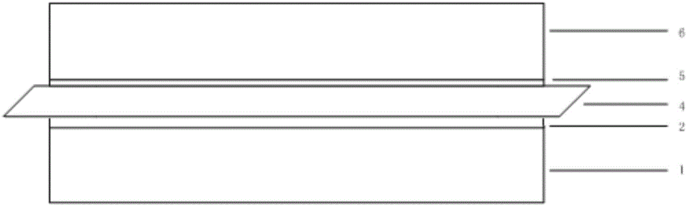 Double-sided packaging method of slab laser crystal