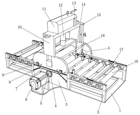 Metal plate rolling and cooling integrated equipment