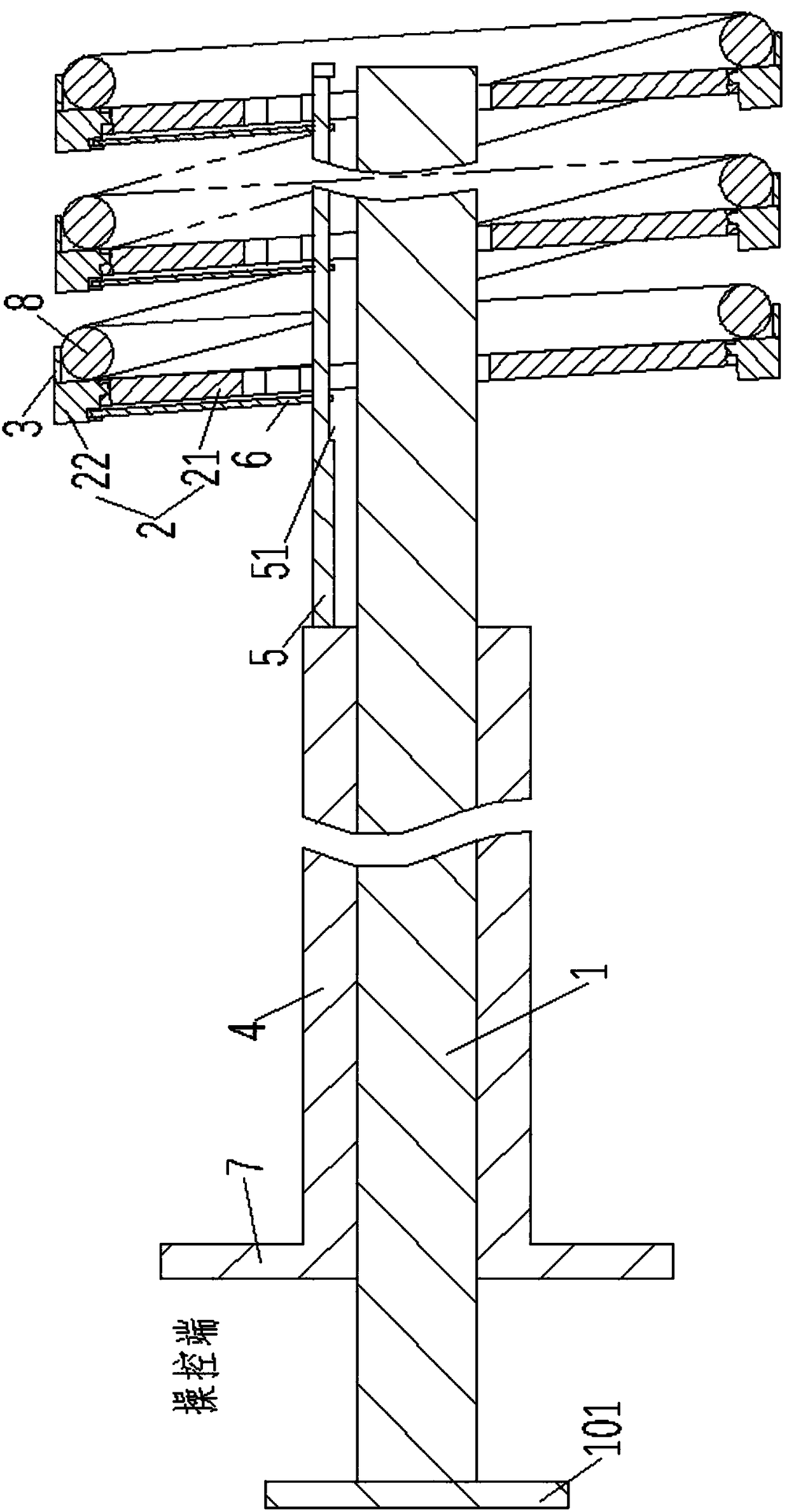 Medical surgery implant device of vessel dilator and operation method thereof