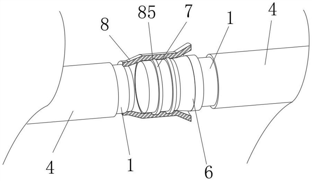 A prestressed steel cylinder concrete pipe