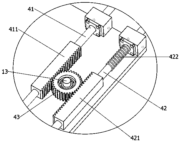 Pneumatic clamping device