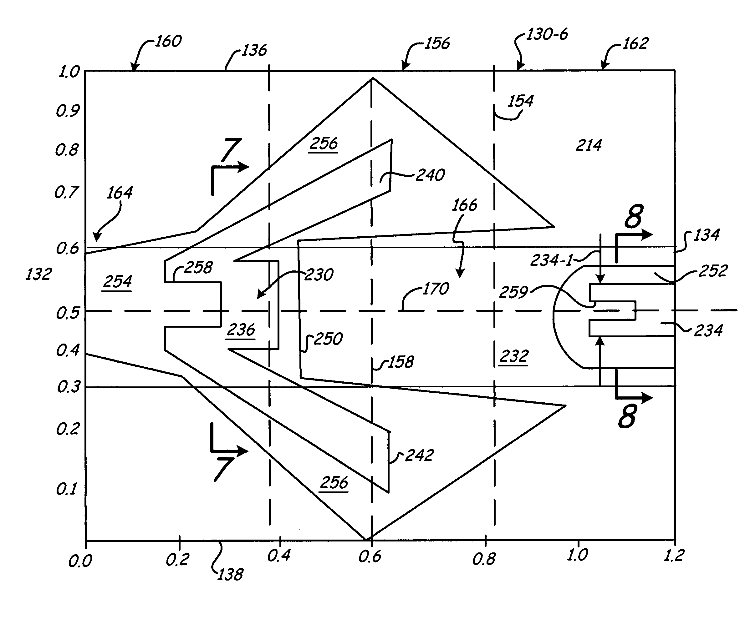 Air bearing slider having a bearing profile contoured for pressurization proximate to nodal regions of a slider-disc interface