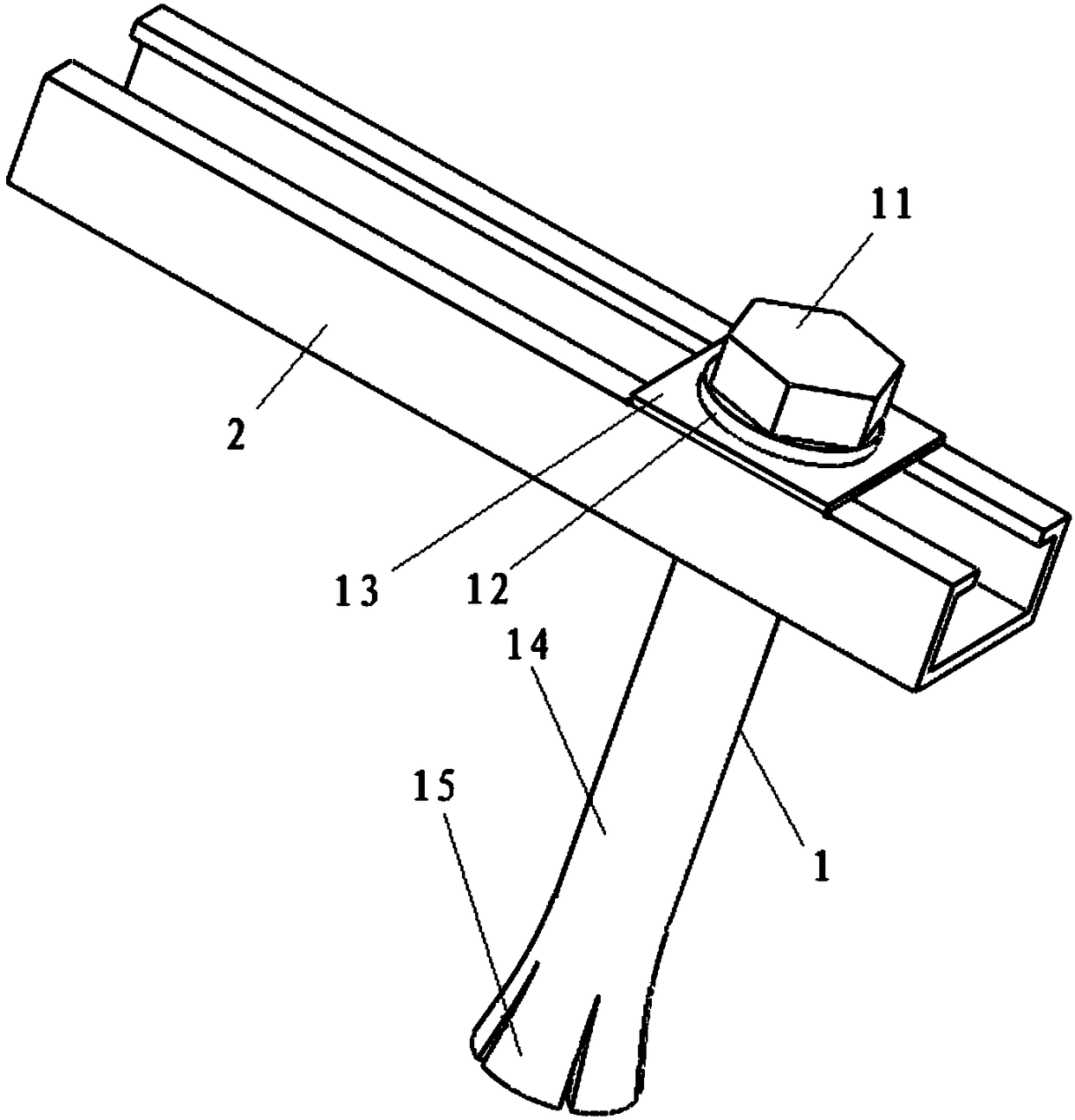 Quick mounting device and mounting method thereof