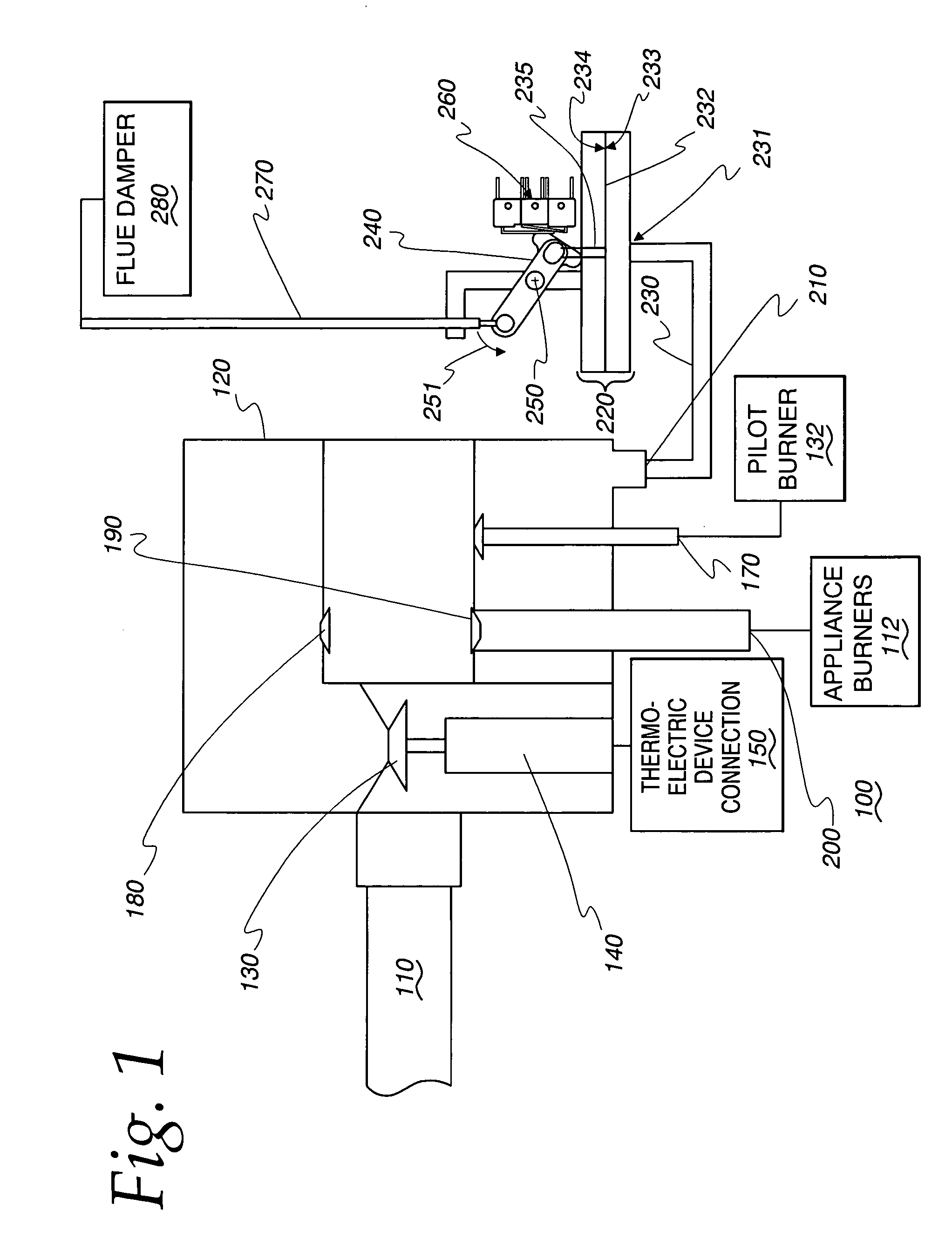 Apparatus and method for controlling a damper in a gas-fired appliance