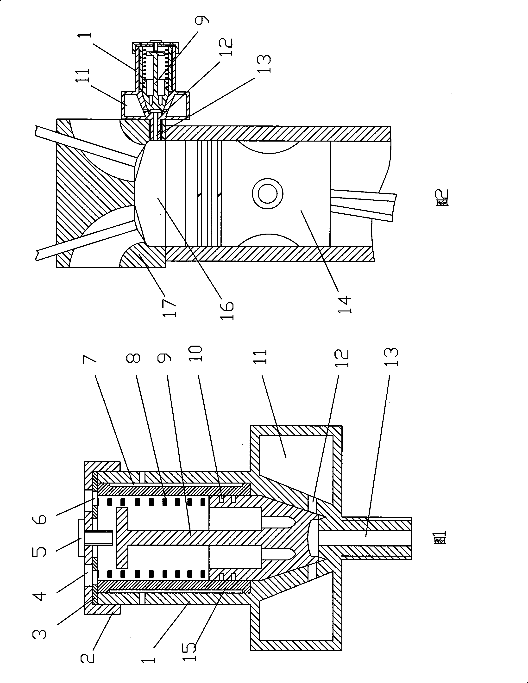 Explosion-proof buffering pressure-storing valve