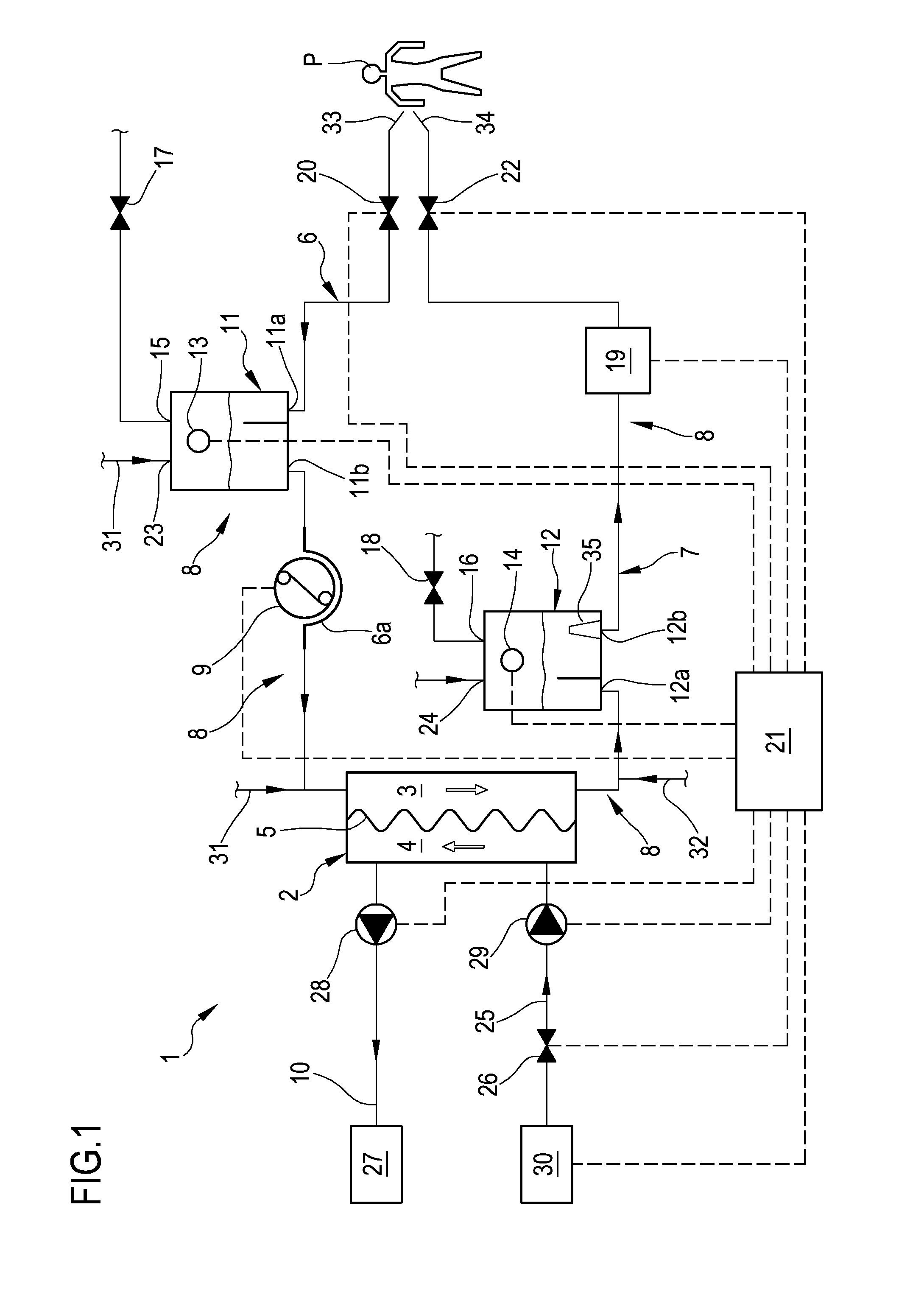 Apparatus and method of controlling an extracorporeal blood treatment