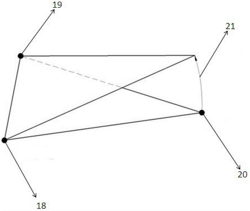 Aircraft rescue program-controlled triangle jack