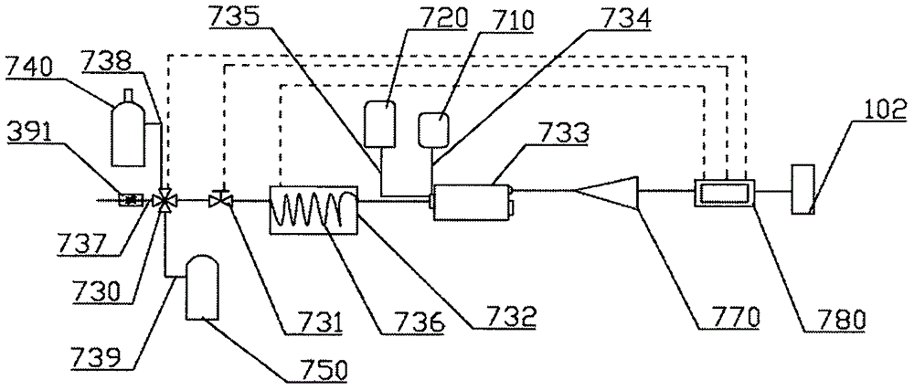 On-line monitoring system and analysis method for volatile organic compounds