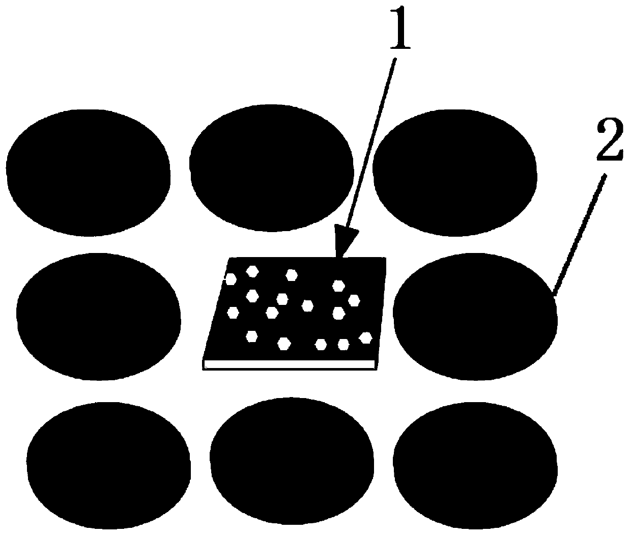 Method for preparing boron-doped diamond by using solid doping source